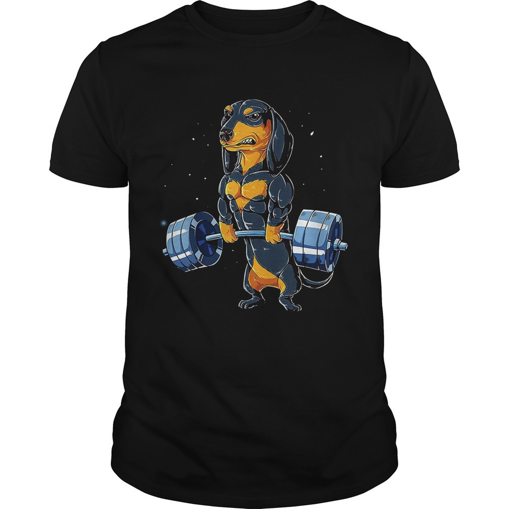 Dachshund Weightlifting Shirt